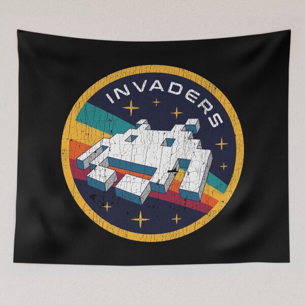 Item preview, Invaders Videogame Space Patch ✅ designed and sold by sachpica.