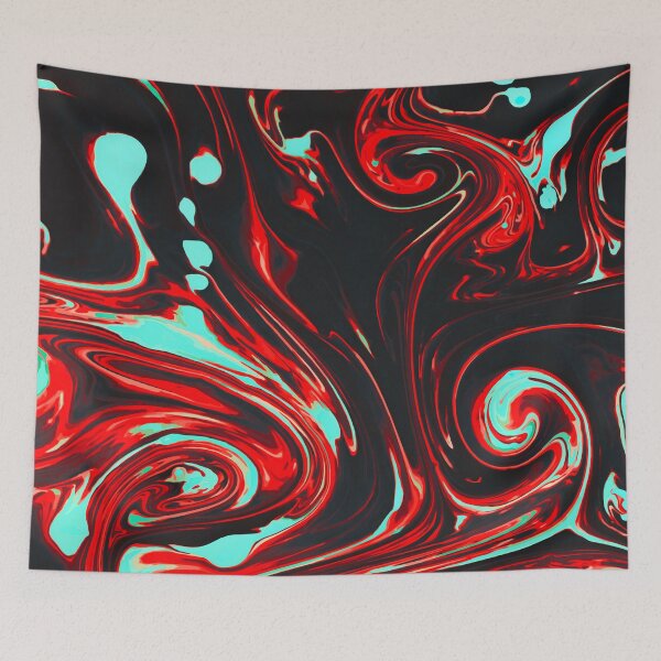 Item preview, Pouring Paint Abstract designed and sold by artworkbyrihen.