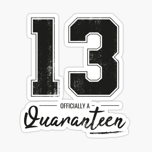 Stickers Sur Le Theme Chemise 13e Anniversaire Redbubble