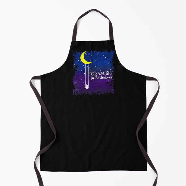 Item preview, Dream BIG little dreamer - moon & stars inspirational art - starry purple designed and sold by originalsusie.