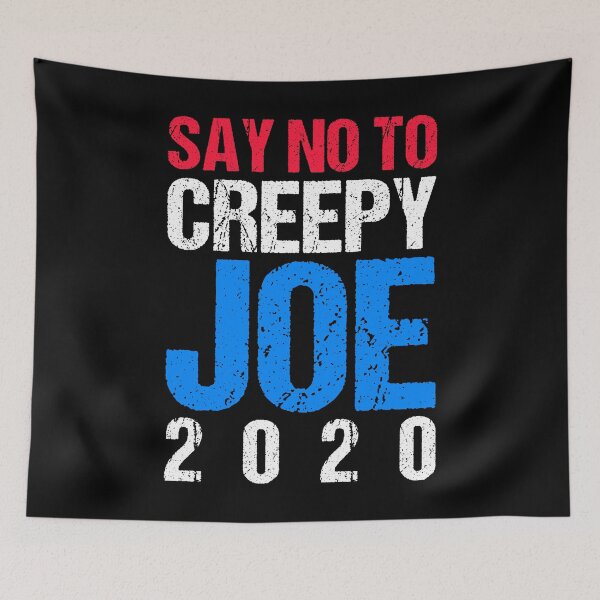 Item preview, Say No To Creepy Joe 2020 Vintage Design Funny Anti Joe Biden Retro designed and sold by naworas.