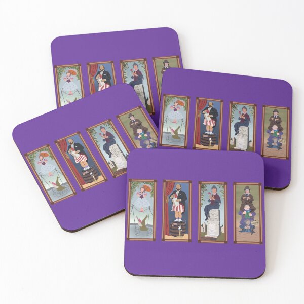 Item preview, Minimalist Haunted Mansion Stretching Room Portraits designed and sold by DisSpooks.