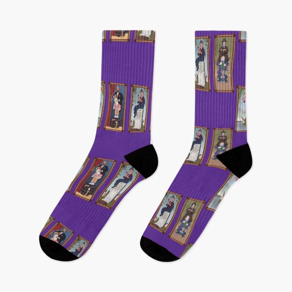 Item preview, Minimalist Haunted Mansion Stretching Room Portraits designed and sold by DisSpooks.