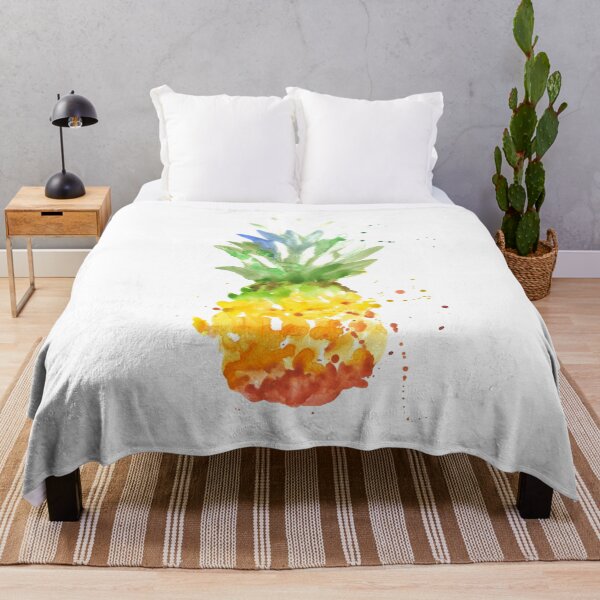 Item preview, Watercolor Style Pineapple with Splashes of Paint designed and sold by PineappleTee.
