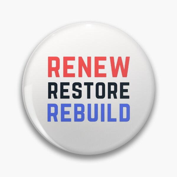 Item preview, Renew Restore Rebuild designed and sold by PurpleTank.