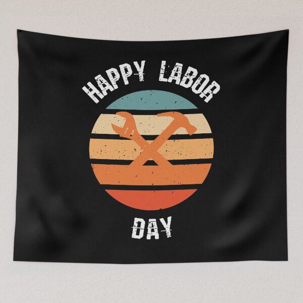 Item preview, Happy Labor Day Vintage Sunset designed and sold by ShirtsJH.