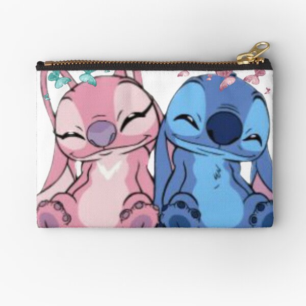Stitch and Angel Zipper Pouch