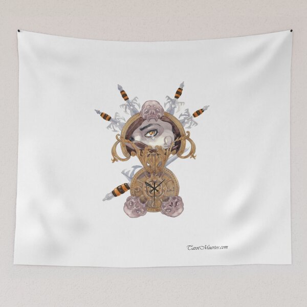 Item preview, Five of Swords - Cinco de Espadas designed and sold by tarotmuertos.