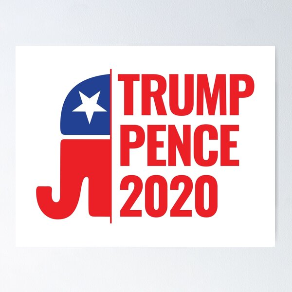 Item preview, Trump Pence 2020 Republican Elephant designed and sold by BunnyPrinceDegn.