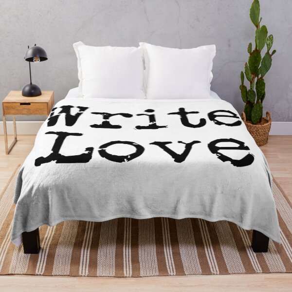 Item preview, Write Love in Black designed and sold by TeaRoseWriter.
