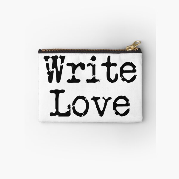 Item preview, Write Love in Black designed and sold by TeaRoseWriter.