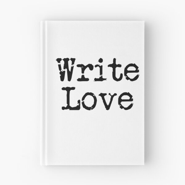 Item preview, Write Love in Black designed and sold by TeaRoseWriter.