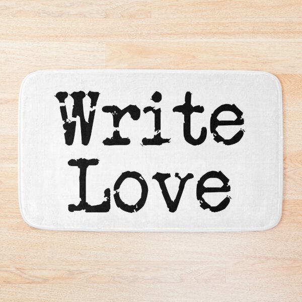 Item preview, Write Love in Black designed and sold by TeaRoseWriter.