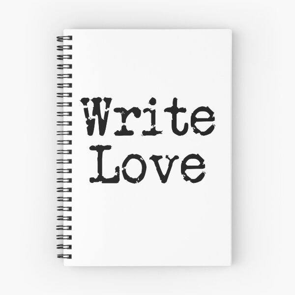 Item preview, Write Love in Black designed and sold by TeaRoseWriter.