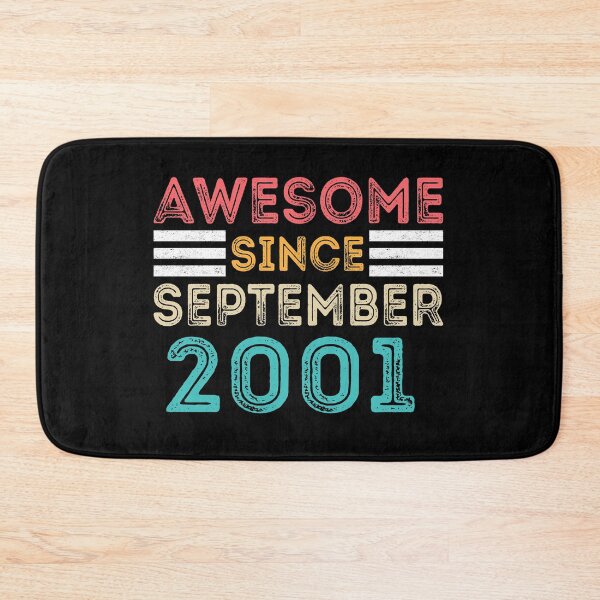 Item preview, Retro Vintage 19th Birthday - Awesome Since September 2001 designed and sold by meedTee.