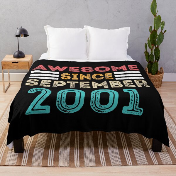 Item preview, Retro Vintage 19th Birthday - Awesome Since September 2001 designed and sold by meedTee.
