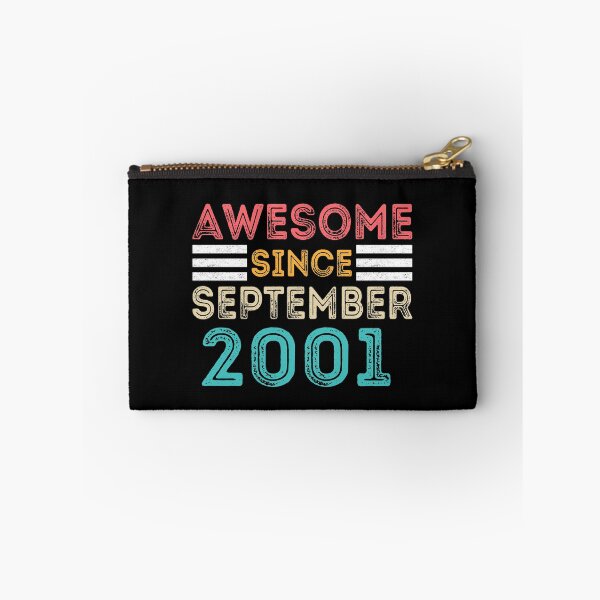 Item preview, Retro Vintage 19th Birthday - Awesome Since September 2001 designed and sold by meedTee.