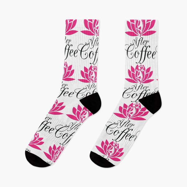 Item preview, Yoga After Coffee, With Pink Lotus Flower designed and sold by 4AllTimes.
