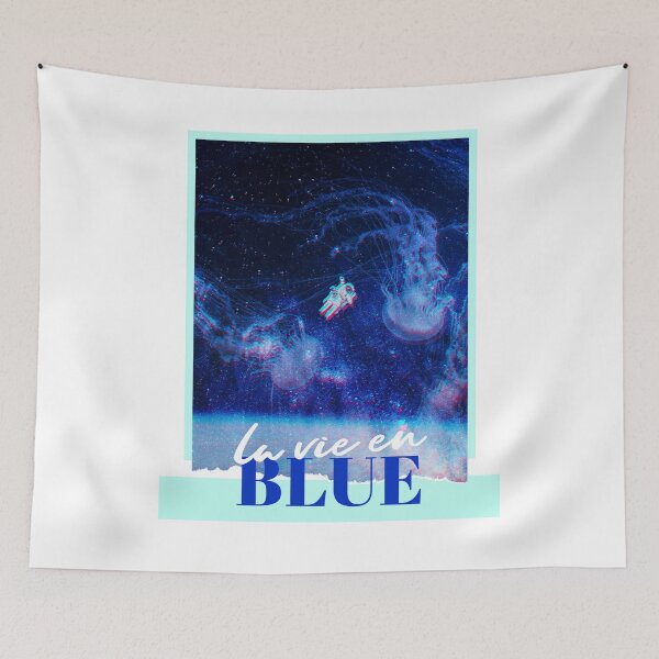 Item preview, La Vie en Blue Astronaut Space Ocean designed and sold by SobaWaveStudio.