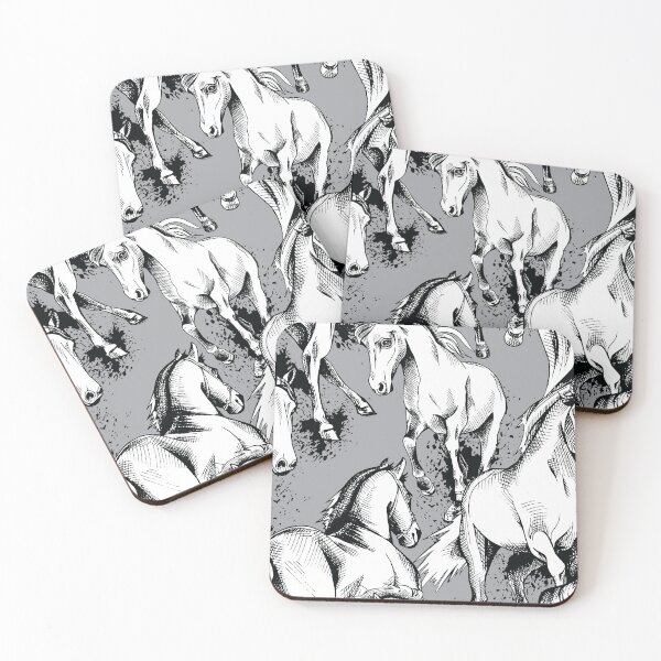 Item preview, Correr caballos repiten patrón para decoración y ropa. designed and sold by Epic Splash Creations.