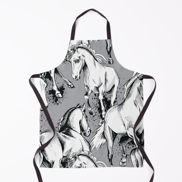 Item preview, Running horses repeat pattern for decor and clothing designed and sold by Epic Splash Creations.