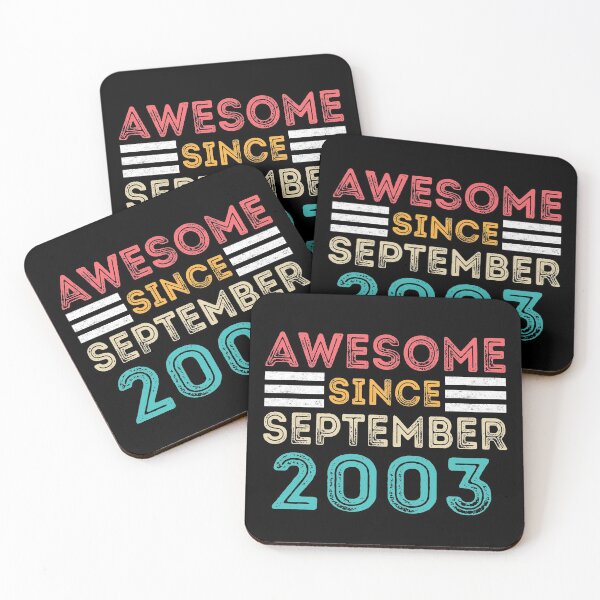 Item preview, Retro Vintage 17th Birthday - Awesome Since September 2003 designed and sold by meedTee.