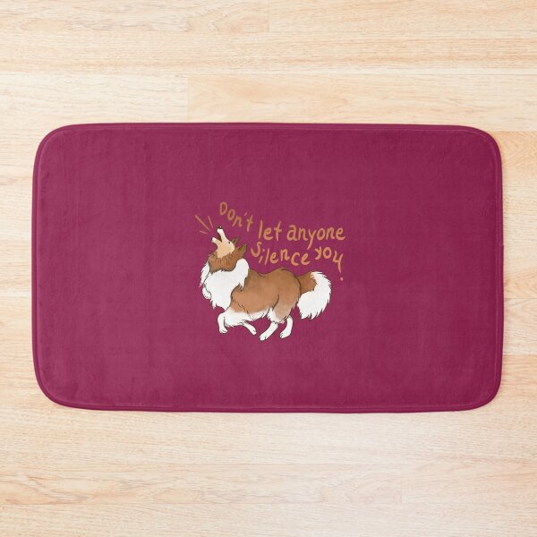 Item preview, Barking Sheltie ( shetland sheepdog ) Don't let anyone silence you designed and sold by Olga Osinovsky.
