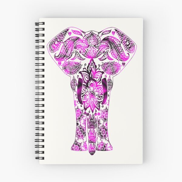 Item preview, Elephant mandala,pink pattern designed and sold by enigma3a.