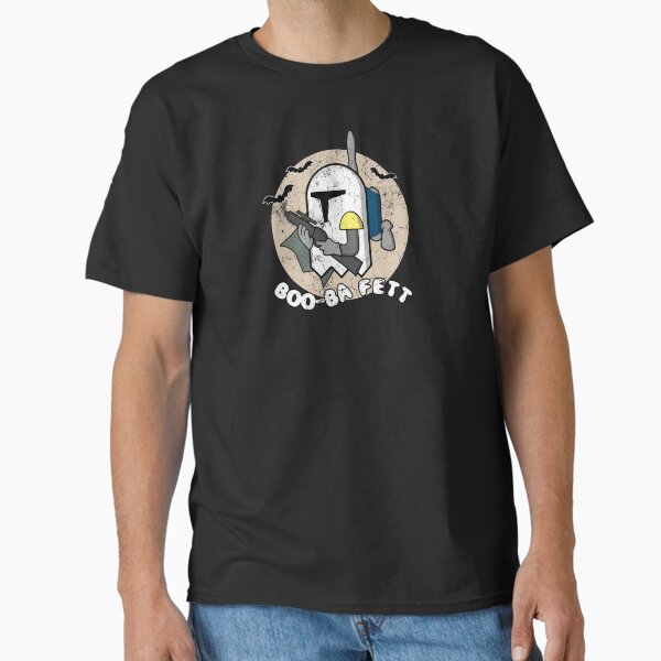 Ghostly Bounty Hunter Mashup | Halloween Trick or Treat Pop Culture Series | DopeyArt Classic T-Shirt