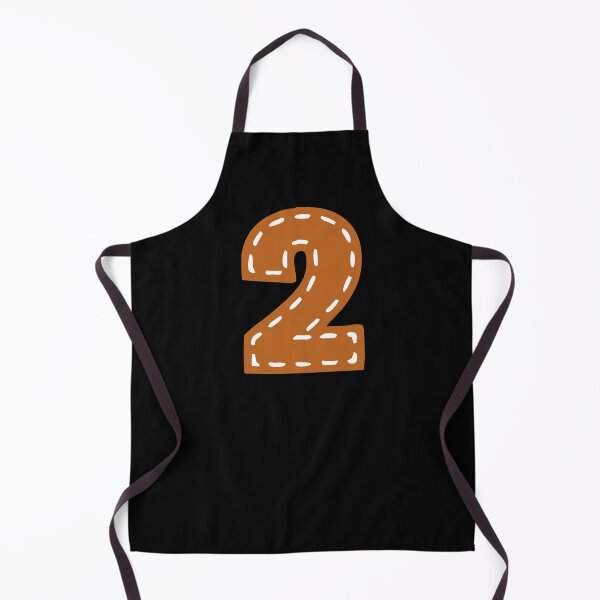 Item preview, Number 2 two leather stitched in college style USA designed and sold by GeogDesigns.