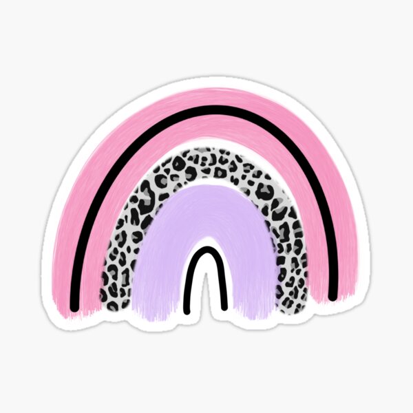 Item preview, arcoiris con estampado de guepardo designed and sold by vivletters.