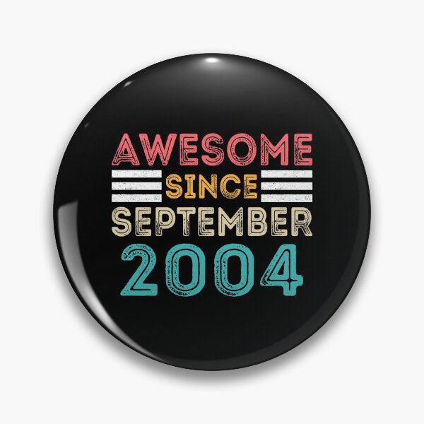 Item preview, Retro Vintage 16th Birthday - Awesome Since September 2004 designed and sold by meedTee.