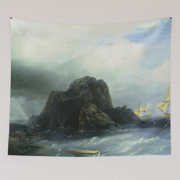 Item preview, Rocky Island - Ivan Aivazovsky - 1855 designed and sold by CJET.