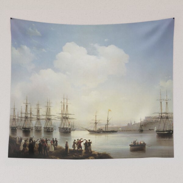 Item preview, Russian Squadron on the Raid of Sevastopol - Ivan Aivazovsky - 1846 designed and sold by CJET.