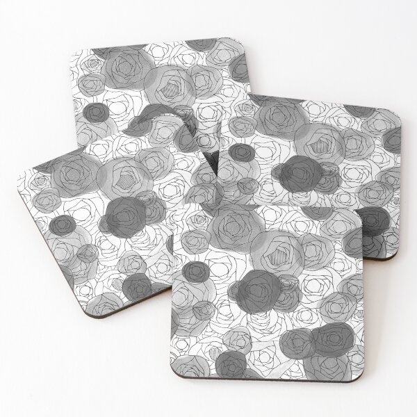 Item preview, Black and White Contrast Vibe Flowers designed and sold by Amelia Dean.