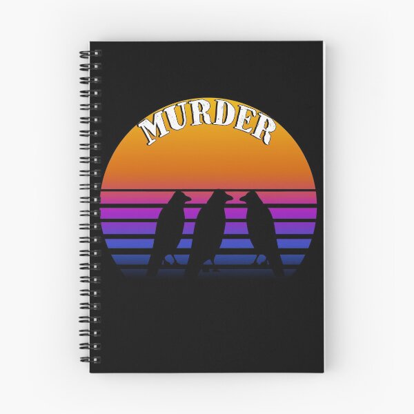 Item preview, Retro sunset Murder of Crows designed and sold by AllLeftSides42.