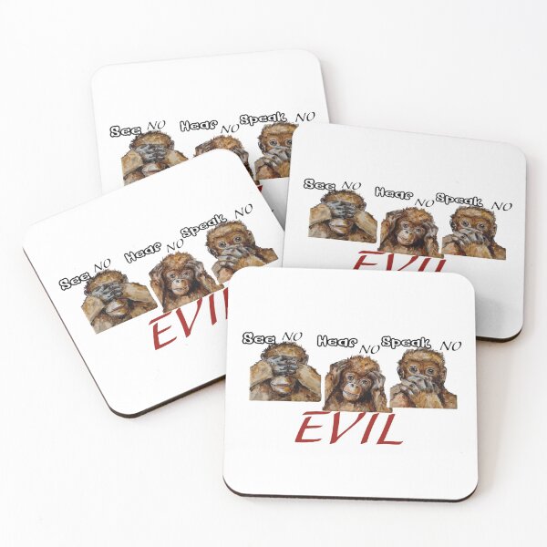 Item preview, Three Wise Orangutans  designed and sold by Anne Park.
