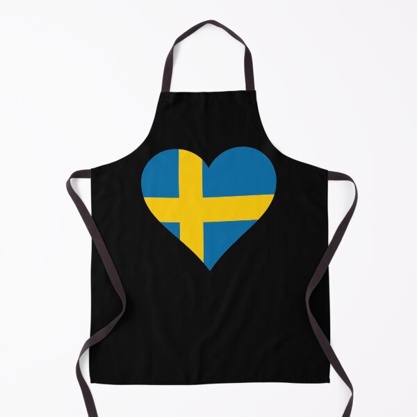 Item preview, Sweden Swedish heart flag flag Stockholm designed and sold by GeogDesigns.