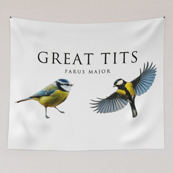 Item preview, Great Tits Bird designed and sold by LittleRolls.