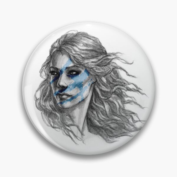 Item preview, Painted Wild Woman, Blue designed and sold by Brina Williamson.