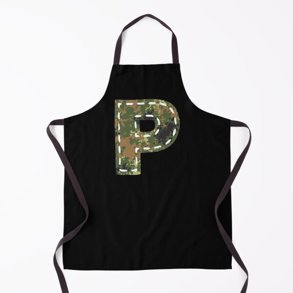 Item preview, P letter camouflage camouflage patch sewn Bundeswehr designed and sold by GeogDesigns.