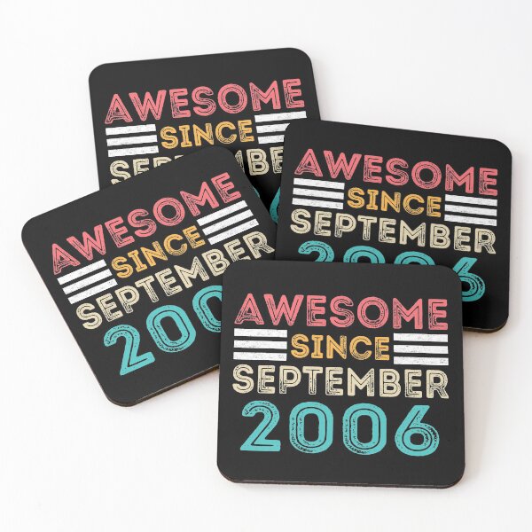 Item preview, Retro Vintage 14th Birthday - Awesome Since September 2006 designed and sold by meedTee.
