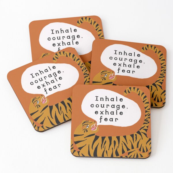 Item preview, Inhale Courage, Exhale Fear designed and sold by Sarahlovellart.