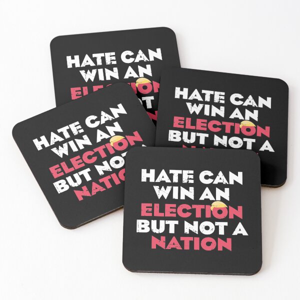 Item preview, HATE CAN WIN AN ELECTION BUT NOT A NATION designed and sold by w1ckerman.