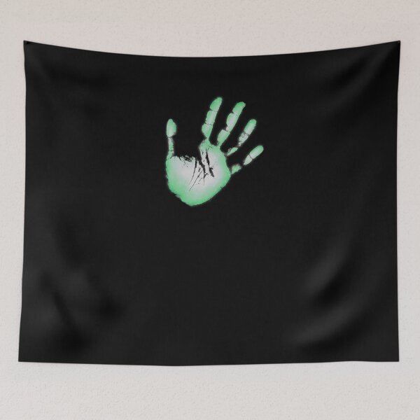 Item preview, Hand Print Green Neon Fluo Thermochromic Paint Effect designed and sold by Jolly-Yosei.
