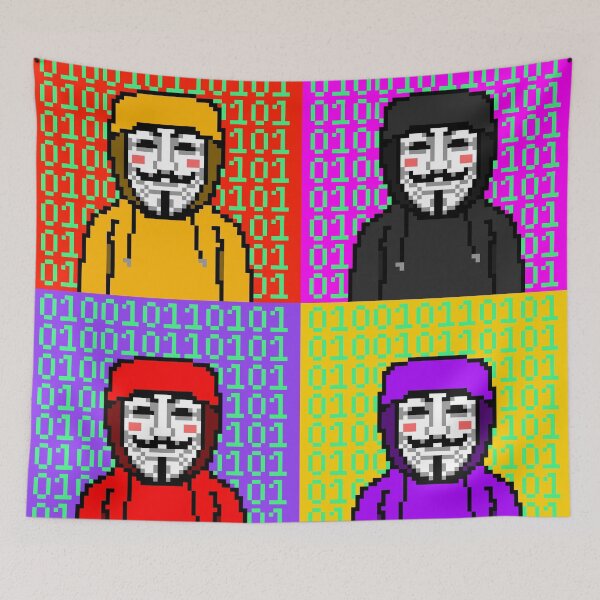 Item preview, Anonymous Hoodie Clan designed and sold by AnonymousMerch.