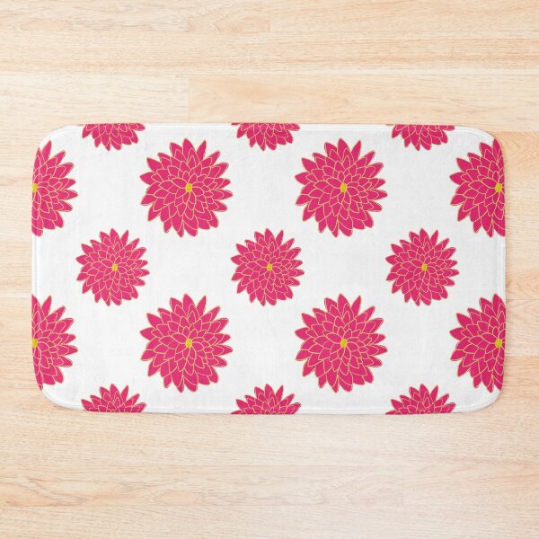 Item preview, Pink and Yellow Large and Medium Dahlia Pattern designed and sold by caseykayb.