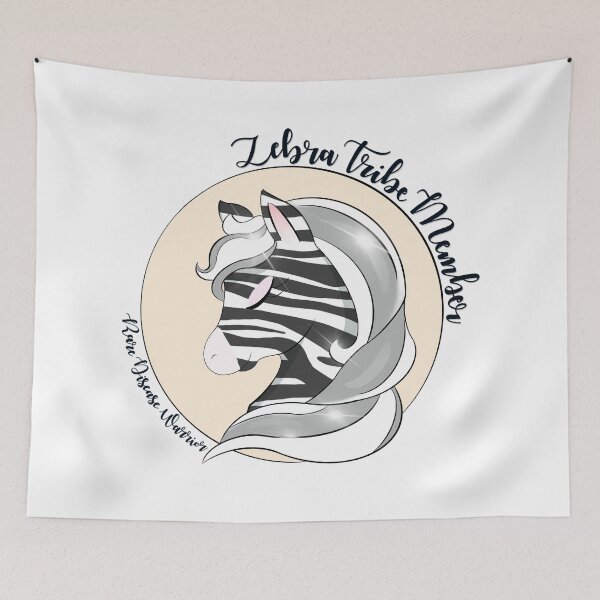 Item preview, Zebra Tribe Member Yellow designed and sold by Elle  Hazlett.