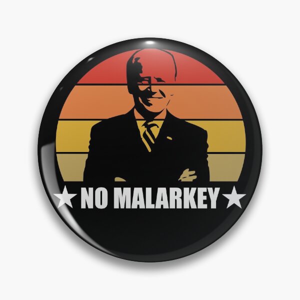 Item preview, No Malarkey Retro Sunset - Joe Biden designed and sold by RandomStuffShop.