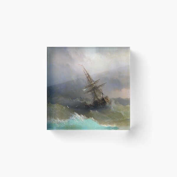 Item preview, Ship in the Stormy Sea - Ivan Aivazovsky - 1887 designed and sold by CJET.
